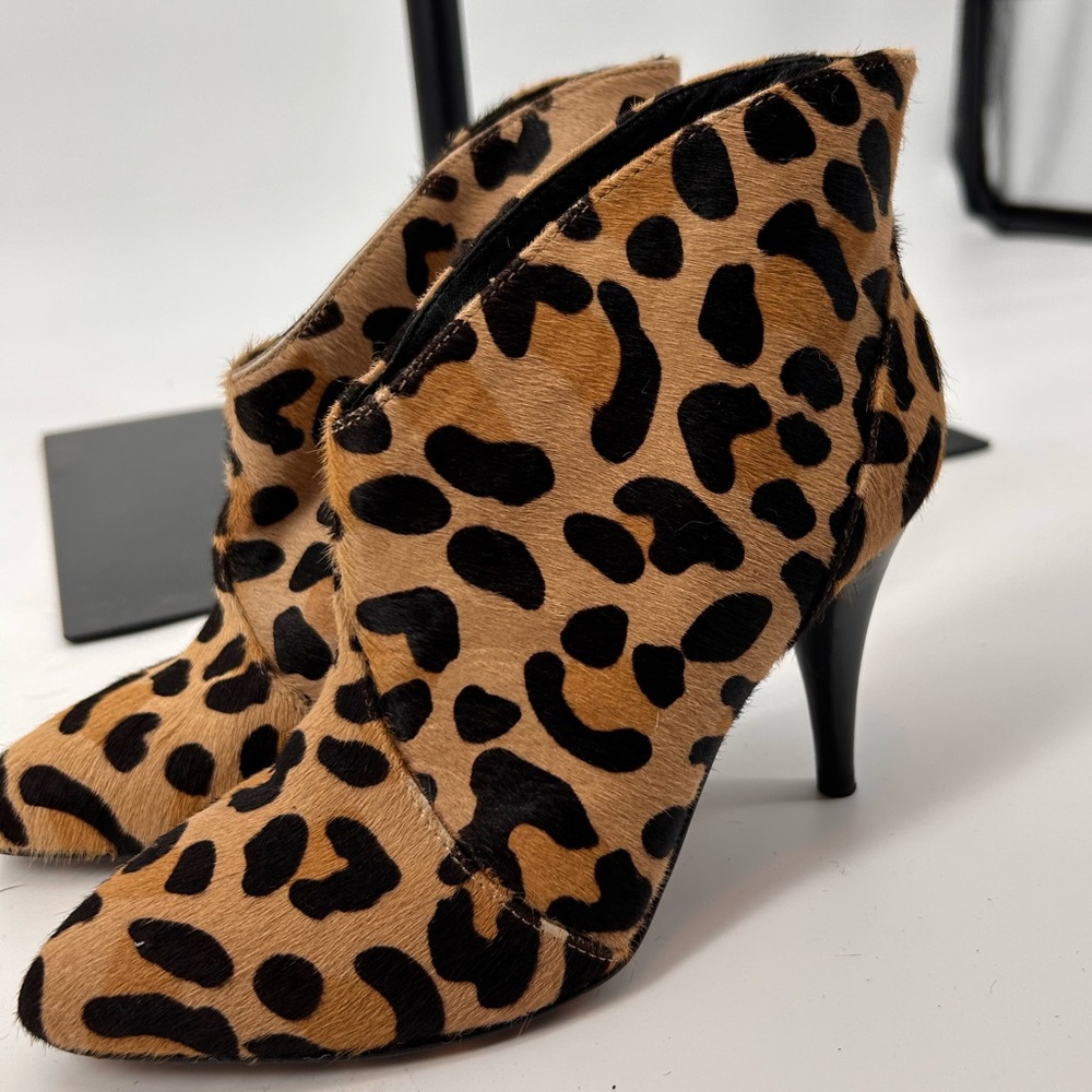 Gianni Bini Leopard Print Women's Ankle Boots